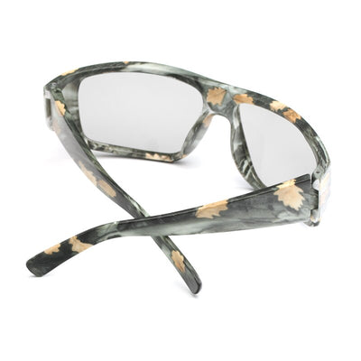CamoChroma Square Sunglasses: The Ultimate Style Statement for Men - Black Opal PMC