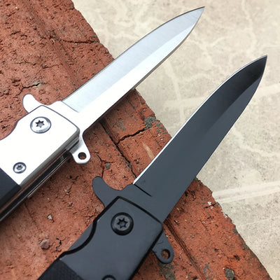 Tactical Damascus Folding Knife
