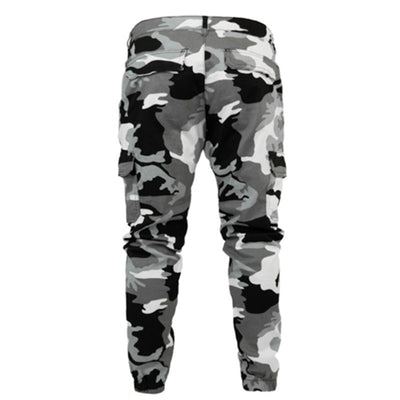 Commando Camo Cargo Joggers: Stylish Comfort for the Modern Man - Black Opal PMC