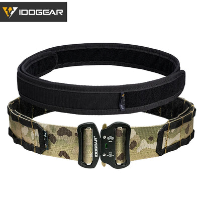 IDOGEAR Tactical 2 inch Combat Belt Quick  Release Buckle MOLLE Hunting Sport Mens Belt Durable Outdoor Wargame 3414