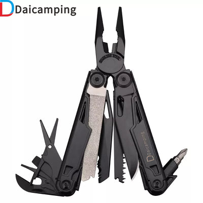 Daicamping DL12 EDC Multi Tools - 18 In 1 Multifunctional Folding Knife Set