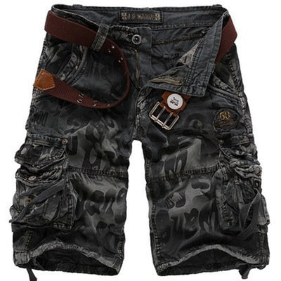 Urban Explorer Camo Cargo Shorts: Stylish and Functional Summer Fashion for Men