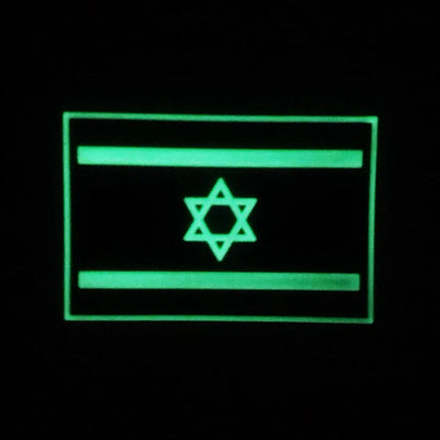 3D PVC Patch Flag of Israel Morale of tactical military