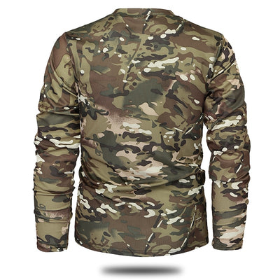 Mege Knight's Tactical Camouflage Warrior T-Shirt: The Ultimate Outdoor Style - Black Opal PMC