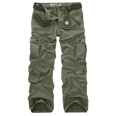 Adventure-Ready Camo Jogger Trousers: The Ultimate Safari Style Tactical Pants for Men - Black Opal PMC