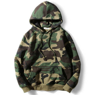 Streetwear Hoodie Elevate Your Style Game with the Aolamegs Army Green Camouflage Hood