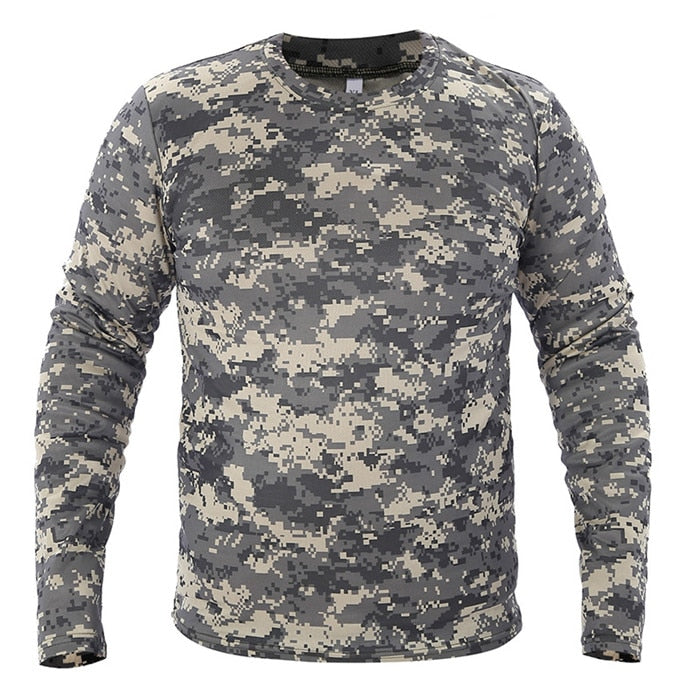 Mege Knight's Tactical Camouflage Warrior T-Shirt: The Ultimate Outdoor Style - Black Opal PMC