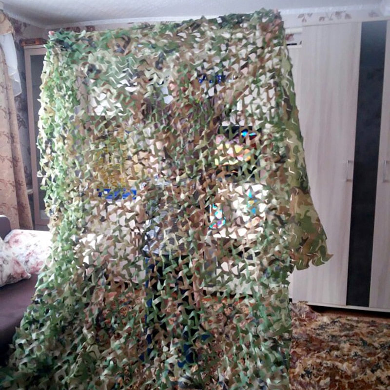 Top Lander Military Camouflage Net: The Ultimate Outdoor Adventure Companion - Black Opal PMC