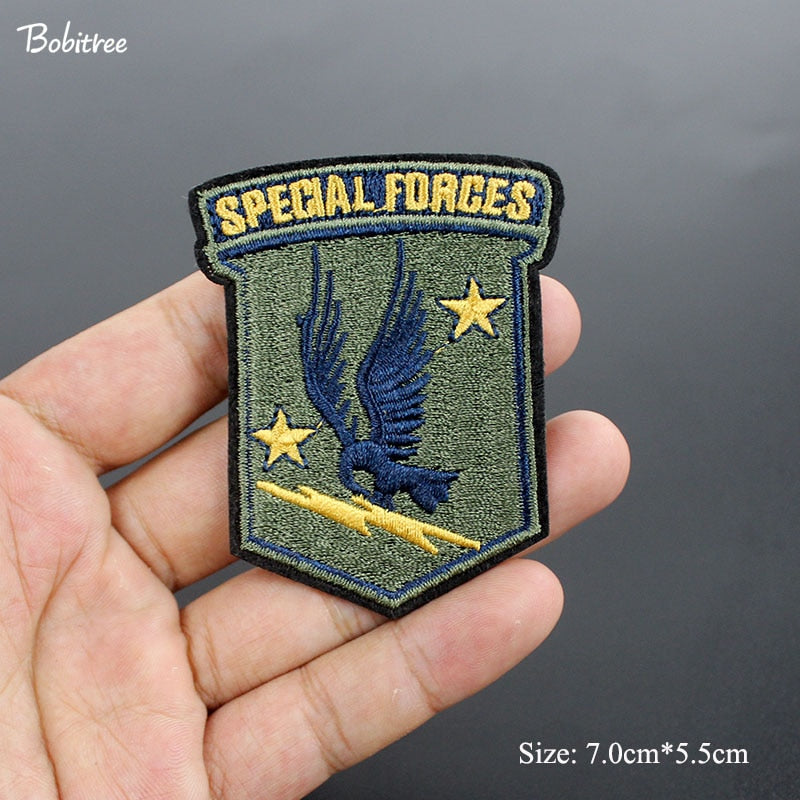 American Heroes Embroidered Military Patches: Show Your Allegiance with Pride - Black Opal PMC