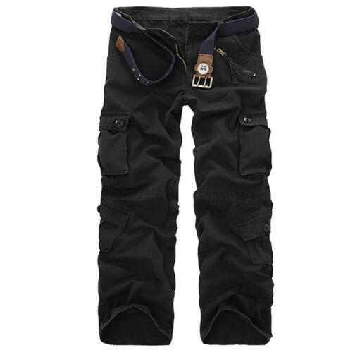 Adventure-Ready Camo Jogger Trousers: The Ultimate Safari Style Tactical Pants for Men - Black Opal PMC