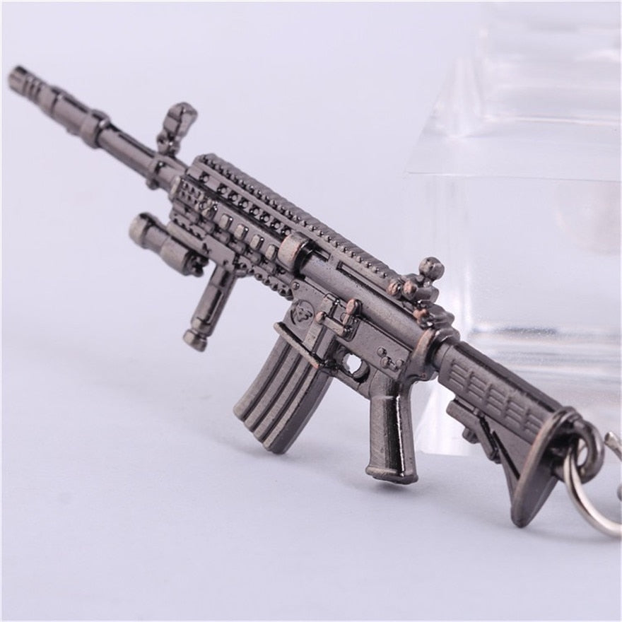 Gamer's Arsenal AK47 Keychain: Stylish Trinket for CS GO Enthusiasts - Black Opal PMC