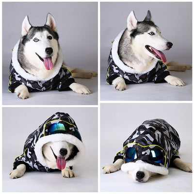 Winter Camo Dog Coat The Ultimate Style and Warmth for Big Dog