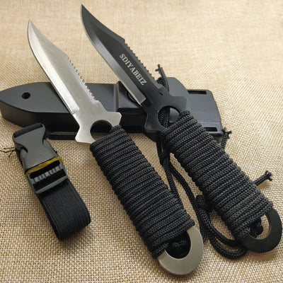 Tactical Fixed Blade 7CR14Mov Outdoor Utility Knife