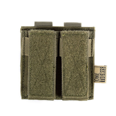 The Dual Ammo Guardian: Tactical Double Pistol Magazine Pouch - Black Opal PMC