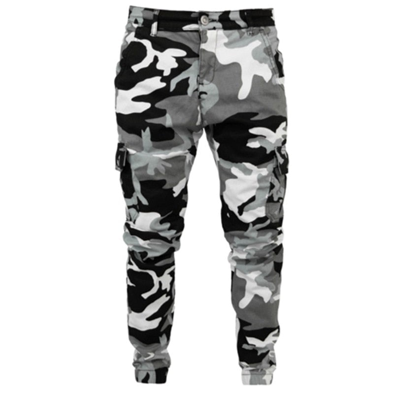 Commando Camo Cargo Joggers: Stylish Comfort for the Modern Man - Black Opal PMC