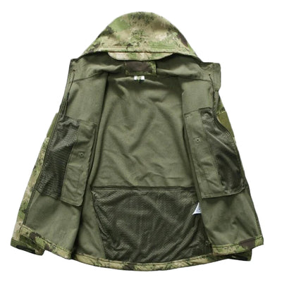 TAD Gear Tactical Softshell Camouflage Jacket Set Men Army Windbreaker Waterproof Hunting Clothes Set Military Outdoors  Jacket