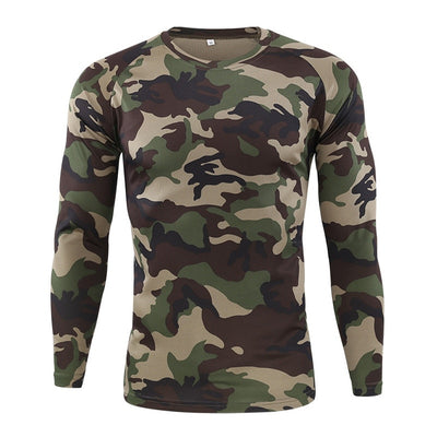 Mege Knight's Tactical Camouflage Warrior T-Shirt: The Ultimate Outdoor Style - Black Opal PMC