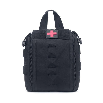 The Ultimate Outdoor Survival Companion: AdventurePro Tactical First Aid Kit - Black Opal PMC
