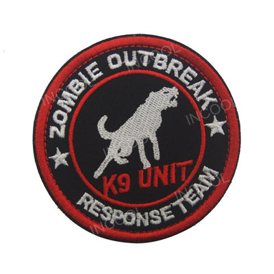 Embroidered Patches EMT Medic Medical Service Dog Patch Working Training Dog PTSD K9 Military Tactical Patches Embroidery Badges