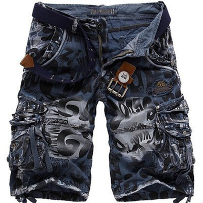 Urban Explorer Camo Cargo Shorts: Stylish and Functional Summer Fashion for Men