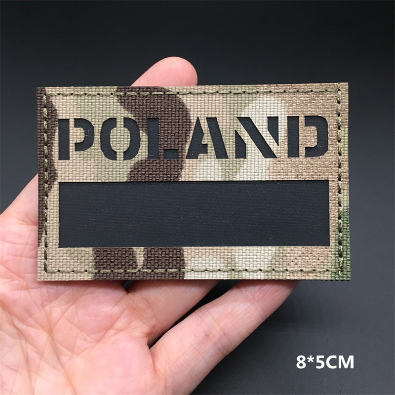 Global Pride Reflective Flag Patches - Black Opal PMC