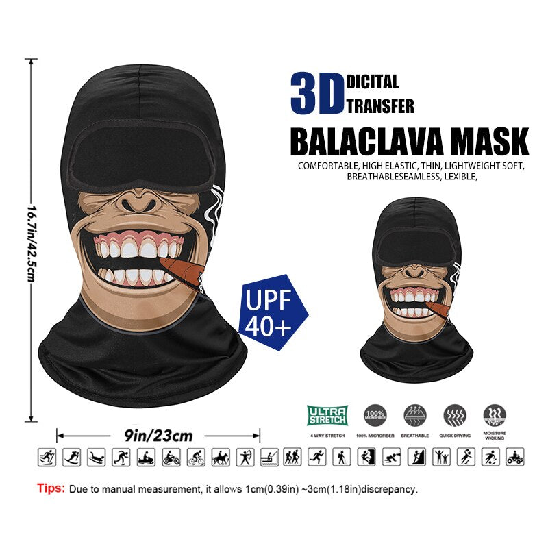 Ultimate Outdoor Adventure Mask: Windproof Balaclava & Face Shield