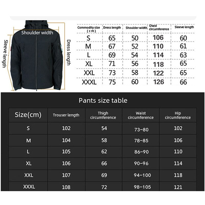 Arctic Expedition Men's Tactical Fleece Jacket: Stay Warm and Dry in Style - Black Opal PMC