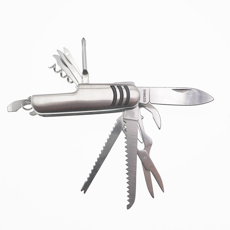 The Ultimate Outdoor Companion: The Adventure-Ready Folding Multitool - Black Opal PMC