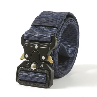 Rugged Adventure Tactical Belt: The Ultimate Outdoor Style Accessory - Black Opal PMC