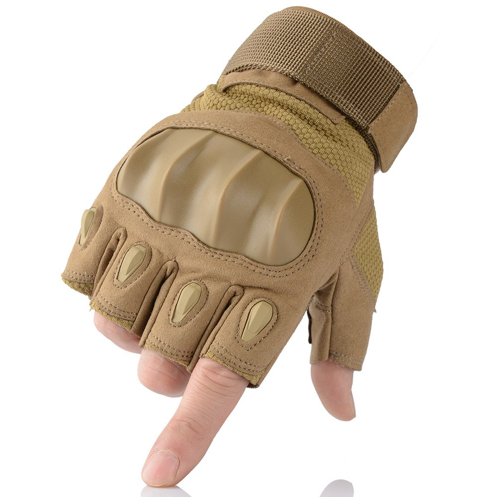 Combat Elite Touchscreen Leather Tactical Gloves - Black Opal PMC