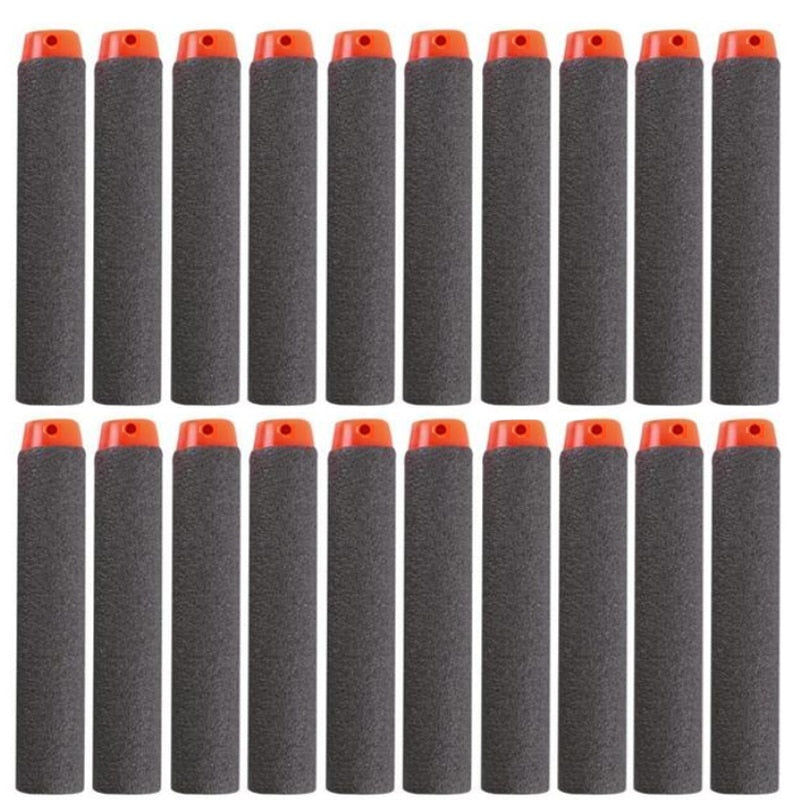 50-100pcs For Nerf Bullets Nerf Toy Gun Accessories for Nerf Blasters - Black Opal PMC