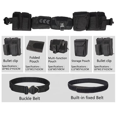 Yakeda Gear User Outdoor Black Hunting Tactics Law Enforcement Duty Security Traffic air gun Belt