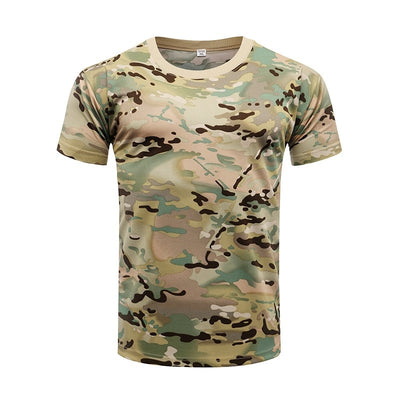 Outdoor Commando Camo Shirt: Conquer the Wild in Style - Black Opal PMC