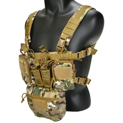 CS Match Wargame TCM  Chest Rig Tactical Vest Military Pack Magazine Pouch Holster Molle System Waist Men Nylon