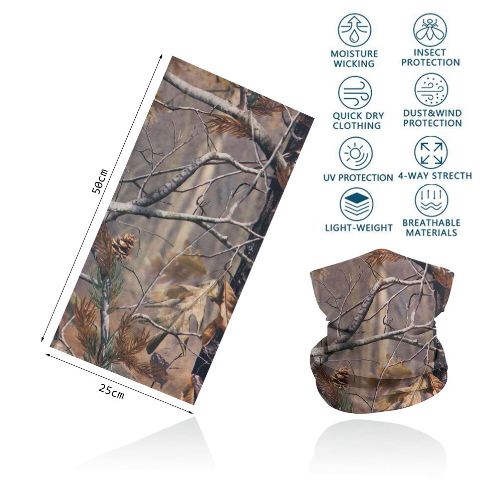 The Ultimate Outdoor Adventure Companion: Camo Hunter's Magic Bandana - Black Opal PMC