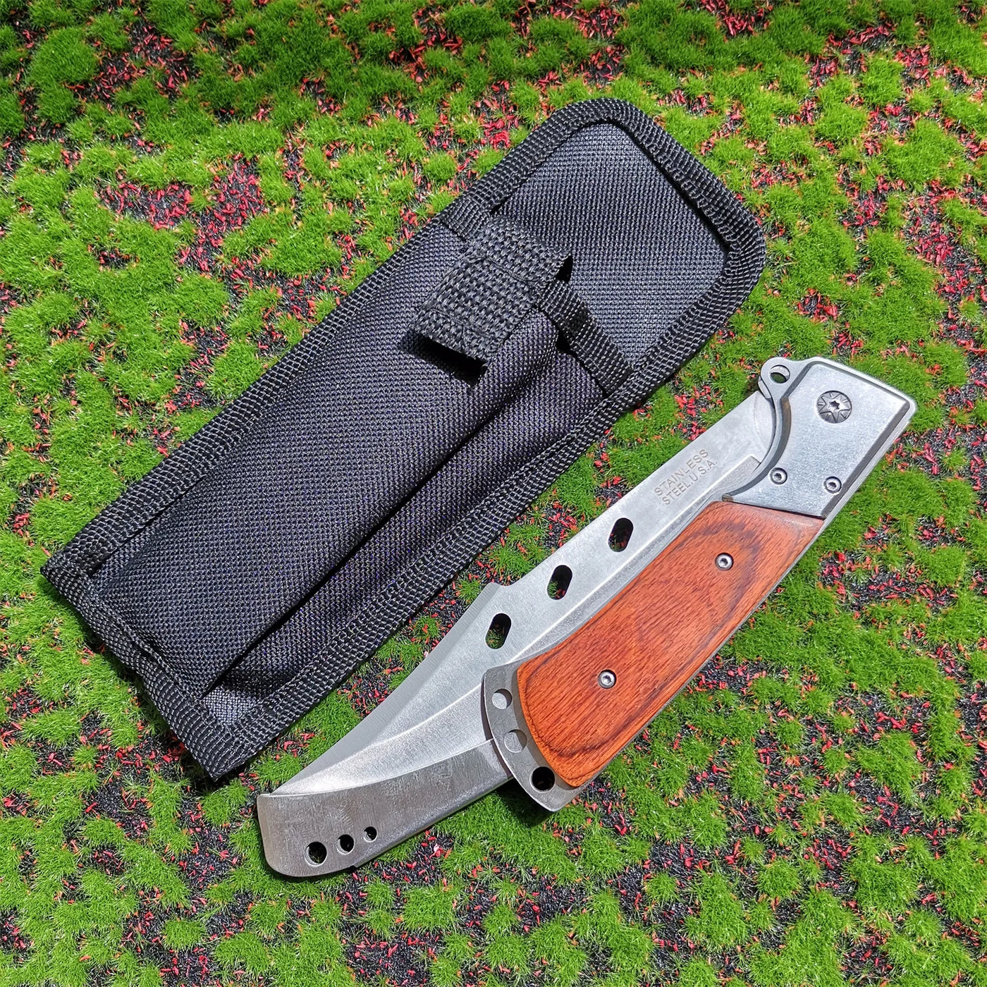 Dovetail Folding Knife - Stainless Steel Camping Tactical Knife