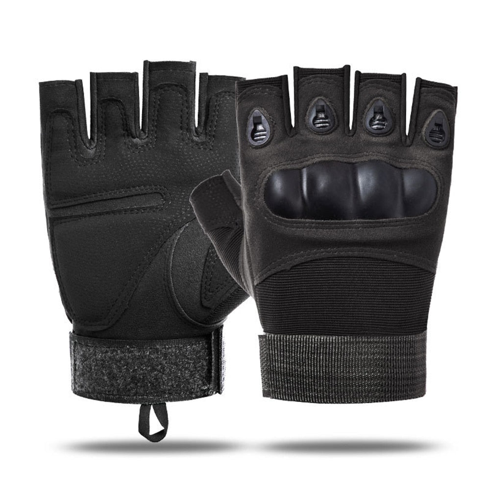 Outdoor Tactical Adventure Gloves: Conquer the Elements in Style! - Black Opal PMC