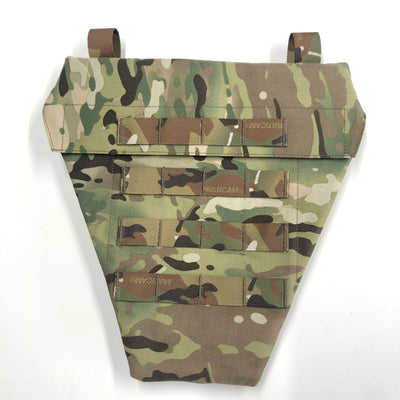 ATFG MC Camo LAP Panel 500D Delustered Nylon Tactical Groin Protection MV Lower Abdomen Platform Pouch Molle LAP Groin Bag