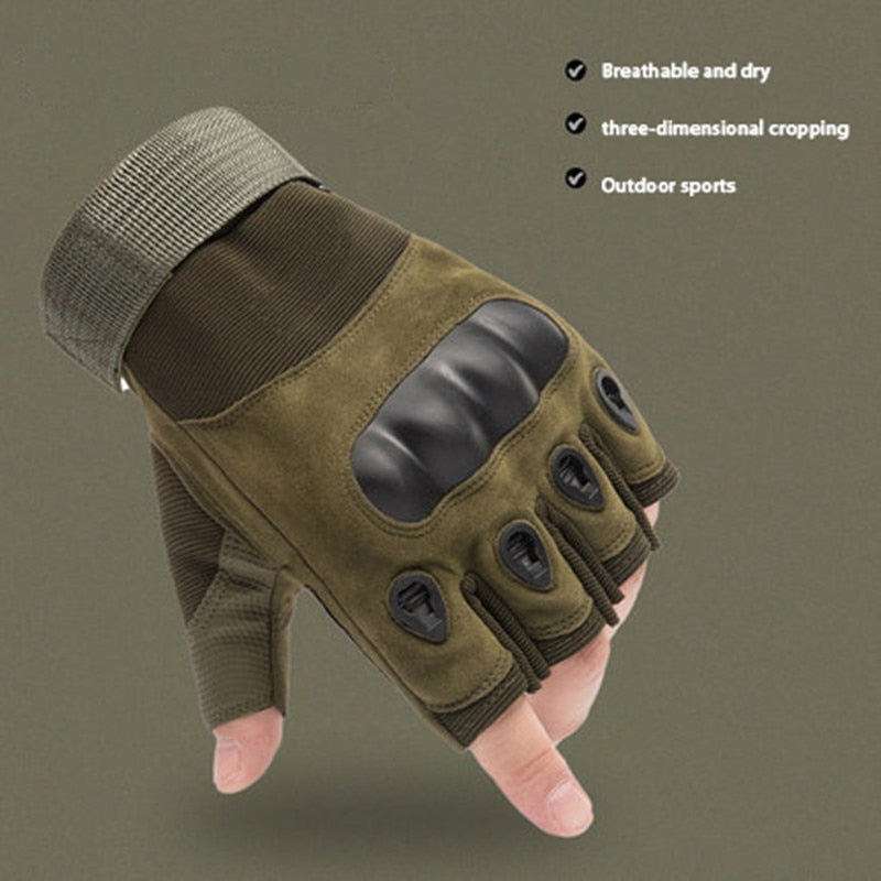 Tactical Grip Gloves: The Ultimate Outdoor Companion - Black Opal PMC