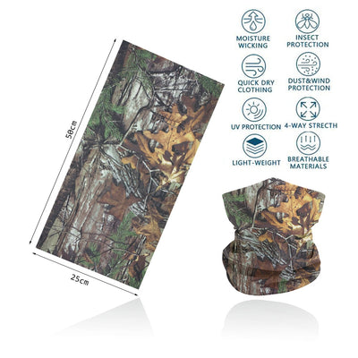 The Ultimate Outdoor Adventure Companion: Camo Hunter's Magic Bandana - Black Opal PMC