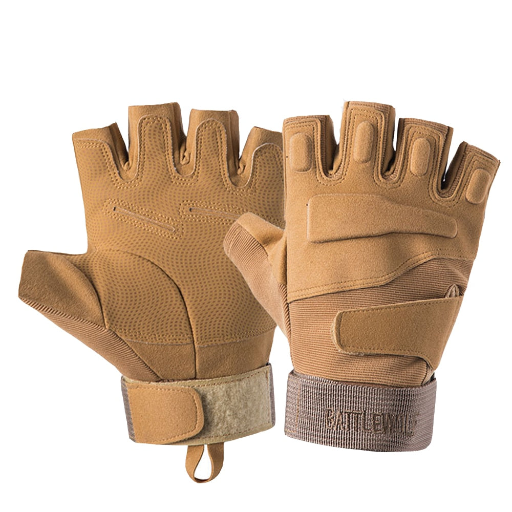 Commander's Grip: Ultimate Tactical Gloves for Outdoor Adventure - Black Opal PMC