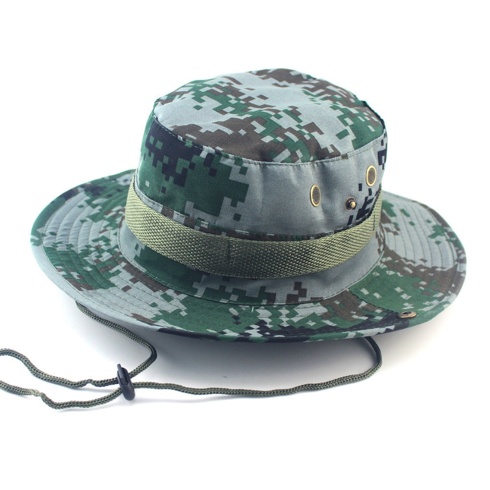 The Adventurer's Camo Mesh Hat: Embrace the Outdoors in Style! - Black Opal PMC