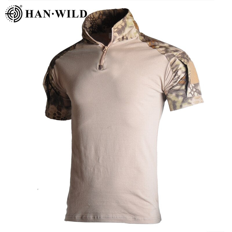 The Commando Camo Tactical T-Shirt: Your Ultimate Outdoor Companion - Black Opal PMC