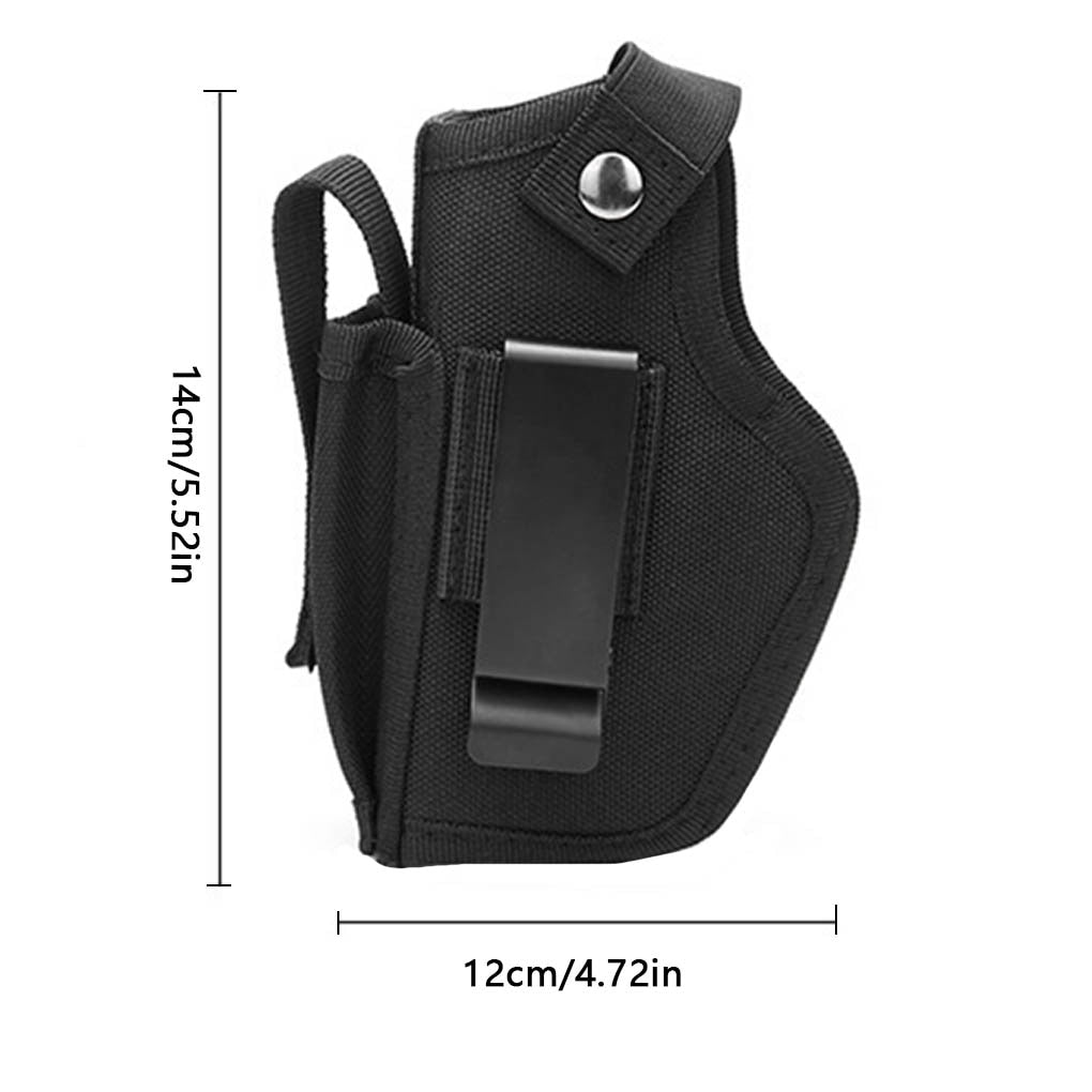 StealthGuard™ Tactical Holster: The Ultimate Concealed Carry Solution for Glock 17, 18, and 26 - Black Opal PMC