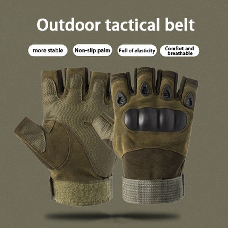 Tactical Grip Gloves: The Ultimate Outdoor Companion - Black Opal PMC