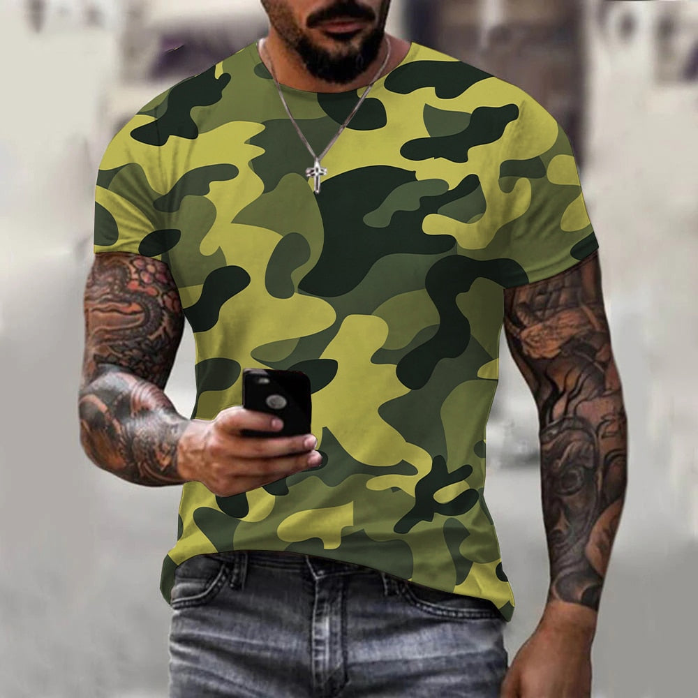 Urban Camo Streetwear T-Shirt: The Ultimate Style Statement for the Modern Man