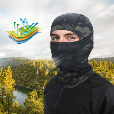 The Stealth Shield Multicam Camouflage Balaclava - Black Opal PMC