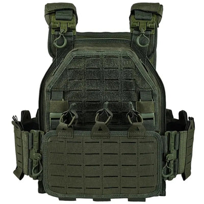 YAKEDA 6094 Combat Vest Outdoor Hunting Protective Shoulder, Adjustable Airsoft Plate Carrier 1000D Outdoor Tactical Vest