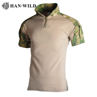 The Commando Camo Tactical T-Shirt: Your Ultimate Outdoor Companion - Black Opal PMC