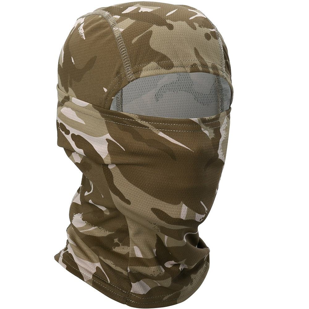 The Stealth Shield Multicam Camouflage Balaclava - Black Opal PMC